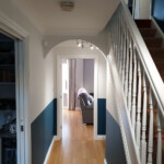 painted walls in house hall way